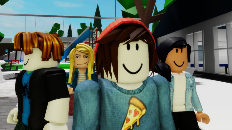 Jugadores de Roblox reunidos en Brookhaven RP