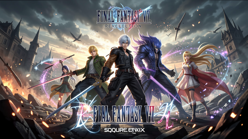 Key art de Final Fantasy VII Revelation