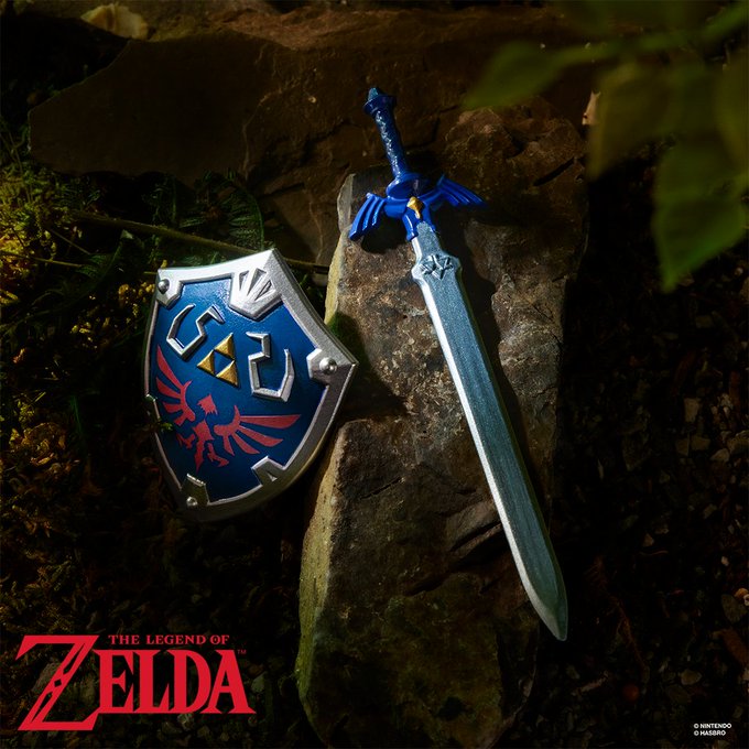 Hasbro Zelda Shield and Master Sword